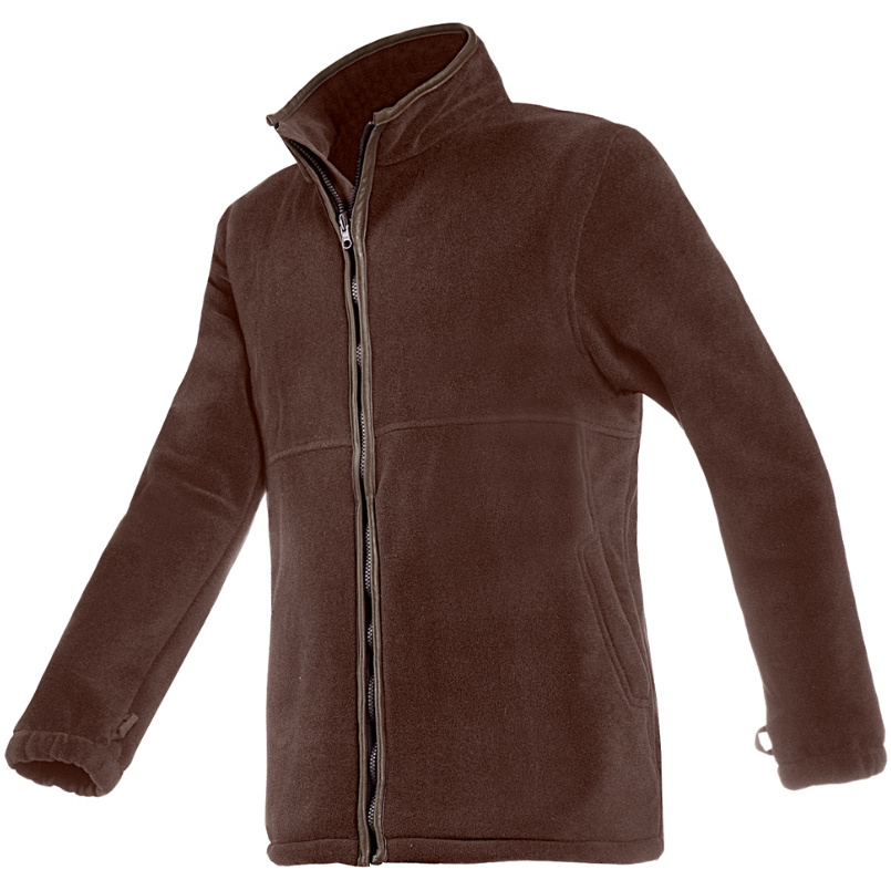 Baleno Mens Henry Fleece Jacket 60019933 - Chocolate